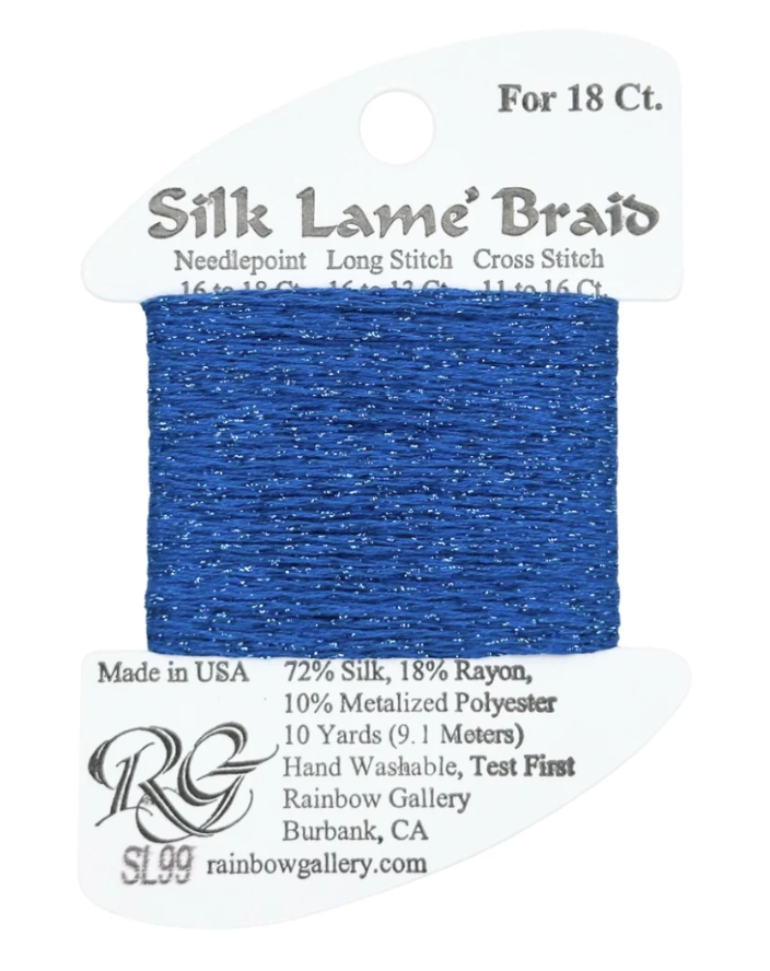 SILK LAME BRD SL99-CLASSIC BLU