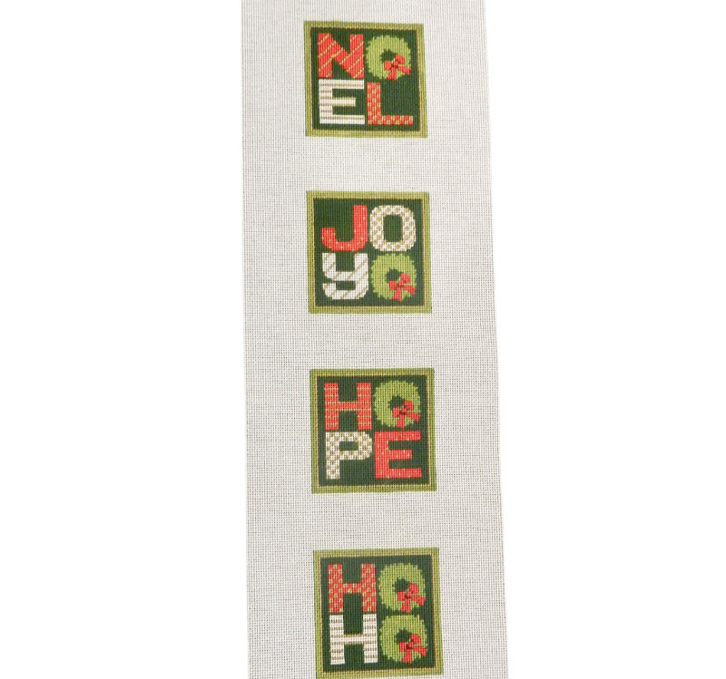 Noel, Joy, Hope, Ho-Ho, Coaster Set