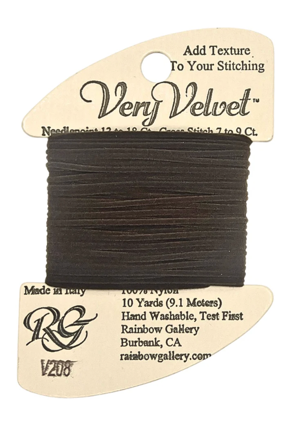 VERY VELVET V208-DARK BROWN
