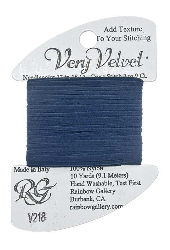 VERY VELVET V218-ANTIQUE BLUE