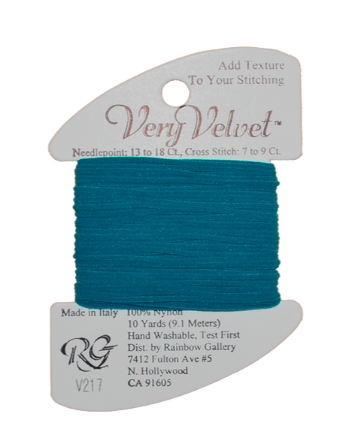 VERY VELVET V217-PEACOCK BLUE