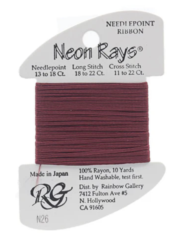 NEON RAYS N26-BURGUNDY