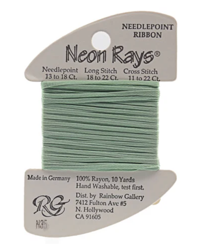 NEON RAYS N35-PALE GREEN
