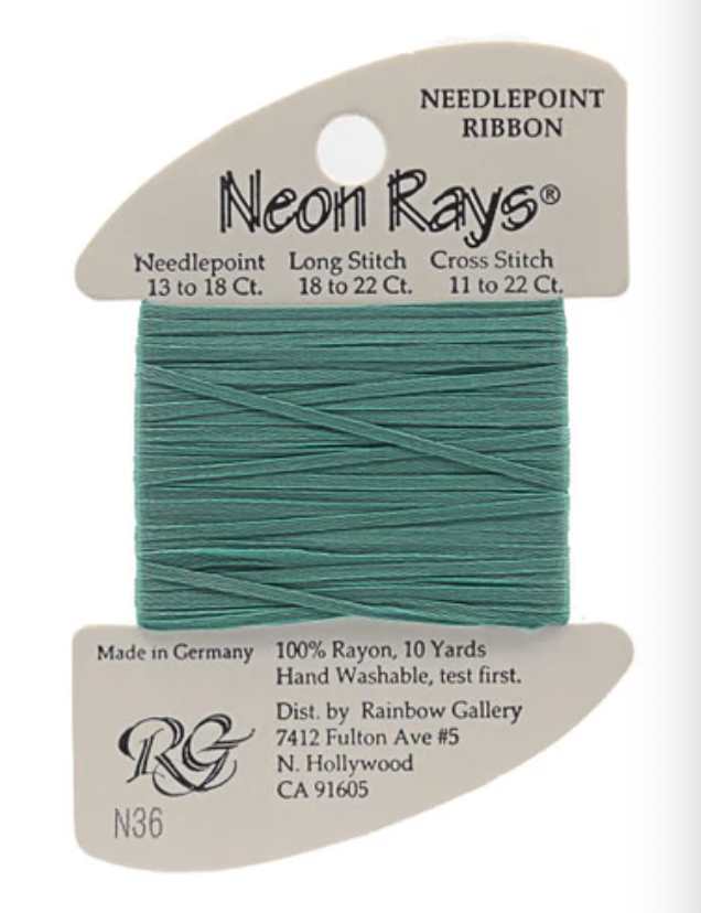 NEON RAYS N36-JADE GREEN
