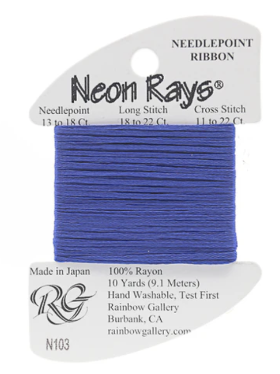 NEON RAYS N103-INDIGO BLUE