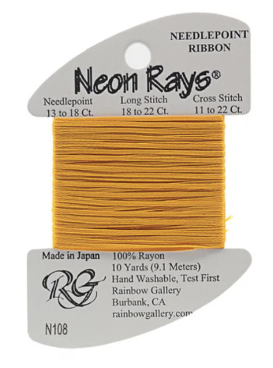 NEON RAYS N108-YELLOW ORANGE