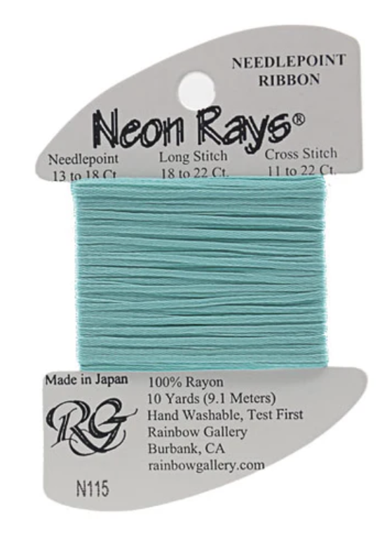 NEON RAYS N115-SEAFOAM