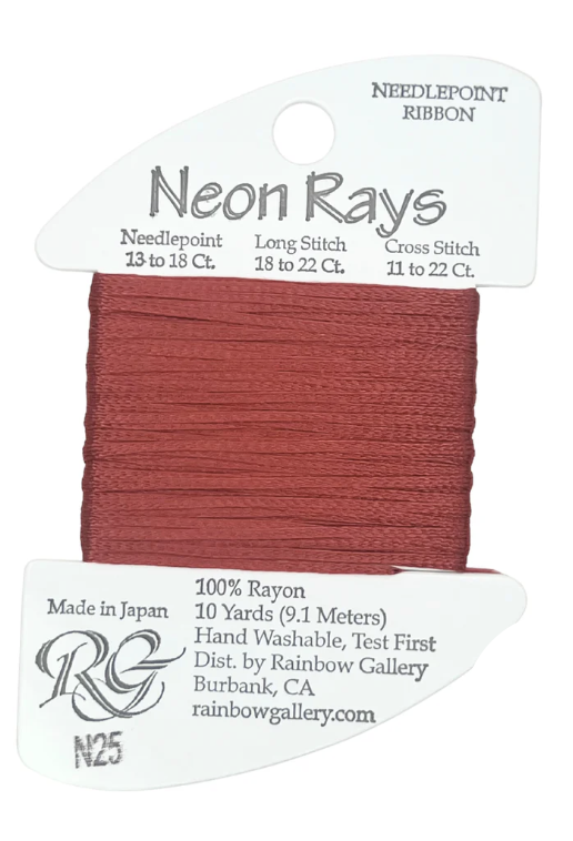 NEON RAYS N25-BRICK RED