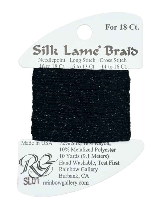SILK LAME BRD SL01-BLACK