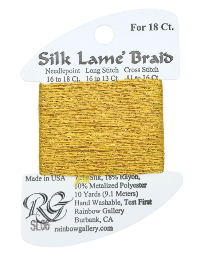 SILK LAME BRD SL06-GOLD