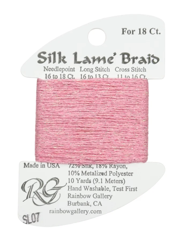 SILK LAME BRD SL07-PINK