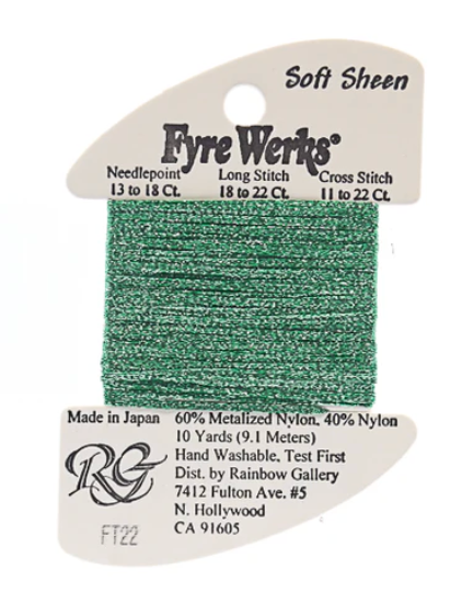 FYRE WERKS FT22-EMERALD GREEN