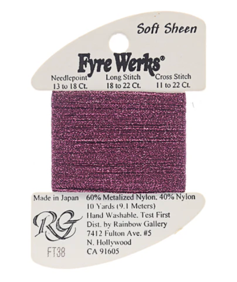 FYRE WERKS FT38-DARK RED