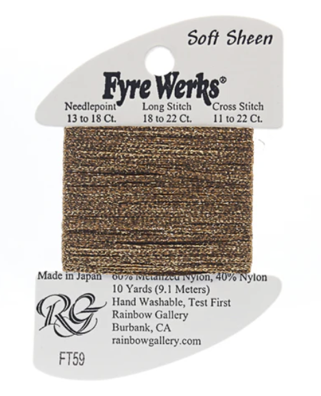 FYRE WERKS FT59-TAWNY GOLD