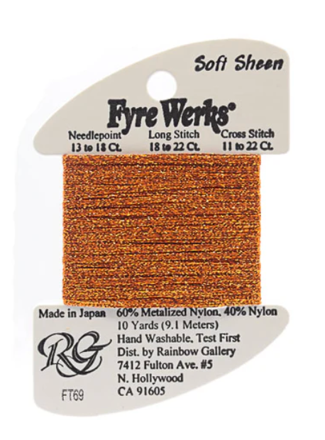 FYRE WERKS FT69-BUMT ORANGE