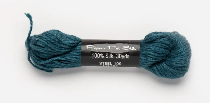 Pepper Pot Silk - 109 Steel
