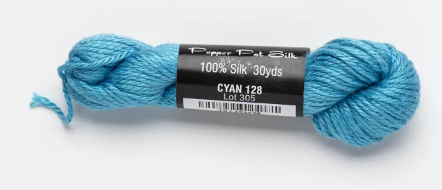Pepper Pot Silk - 128 Cyan