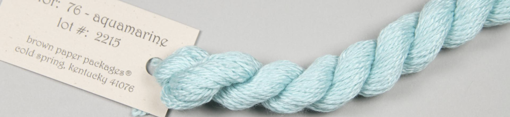 Silk & Ivory - S 76 Aquamarine
