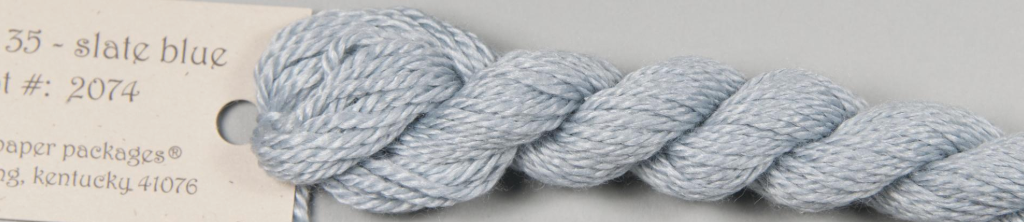 Silk & Ivory - S 35 Slate Blue