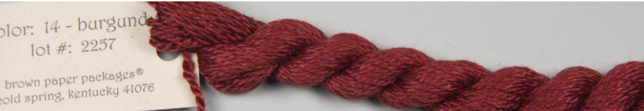 Silk & Ivory - S 14 Burgundy