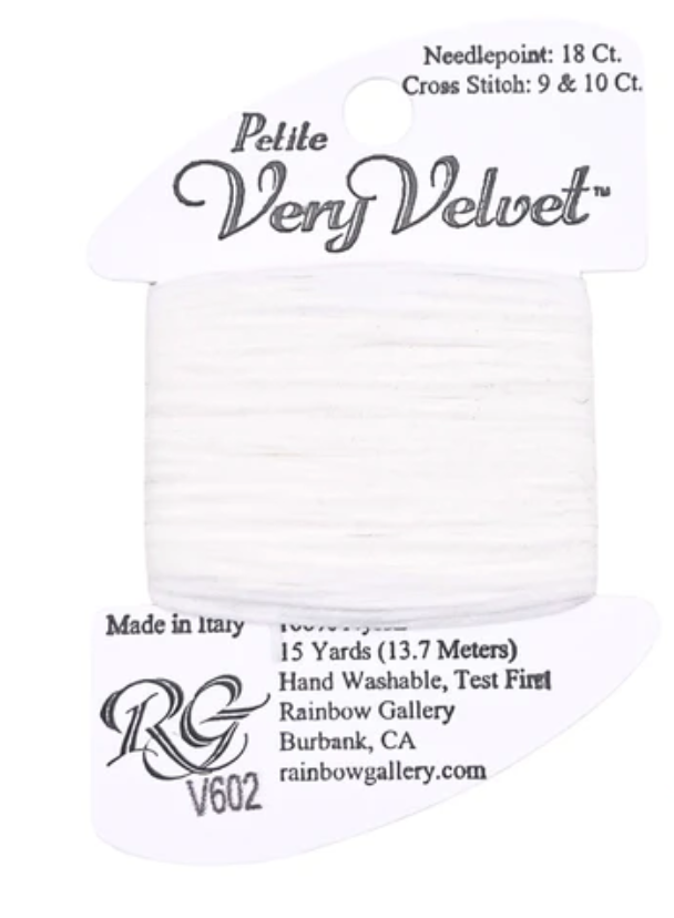 PETITE VERY VELVET V602-WHITE