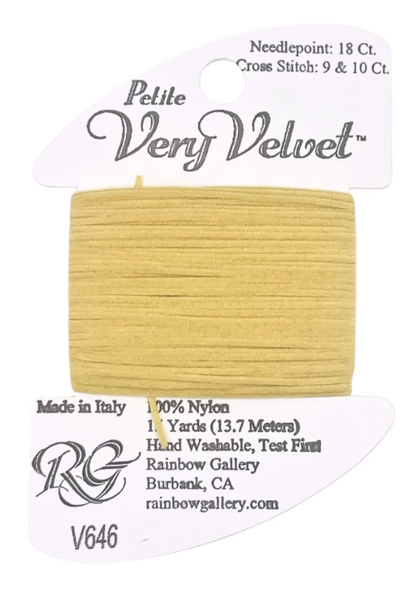 PETITE VERY VELVET V646-MED YELLOW
