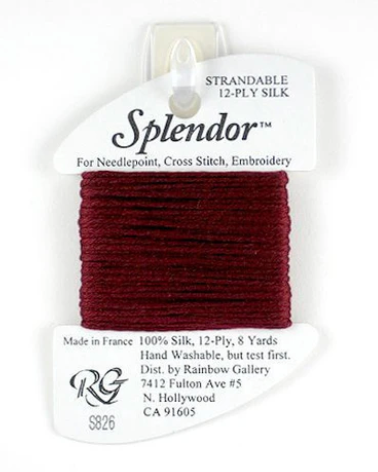 Splendor - S826 Burgundy