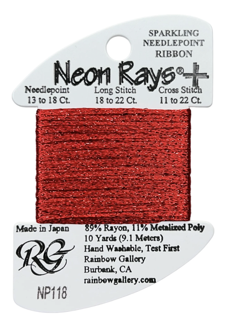 Neon Rays+ - NP118 Christmas Red