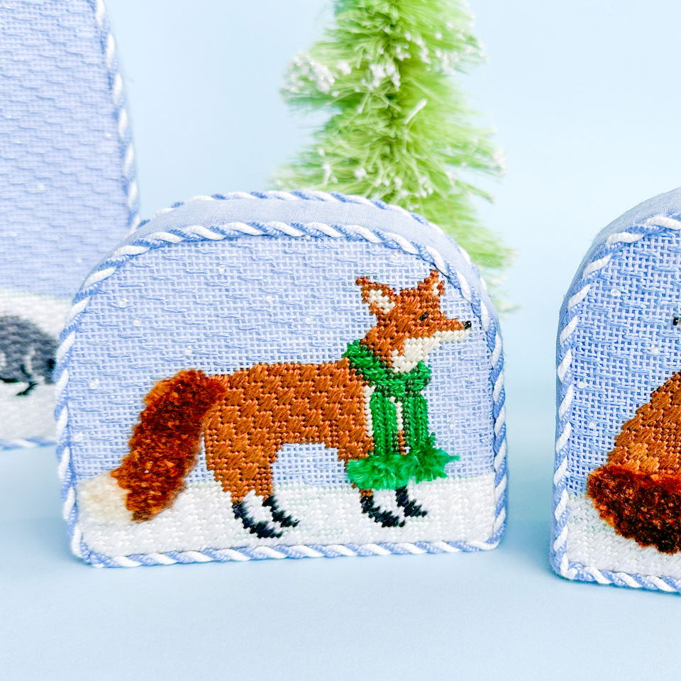 Christmas Forest Needlepoint Collection: Boy Fox