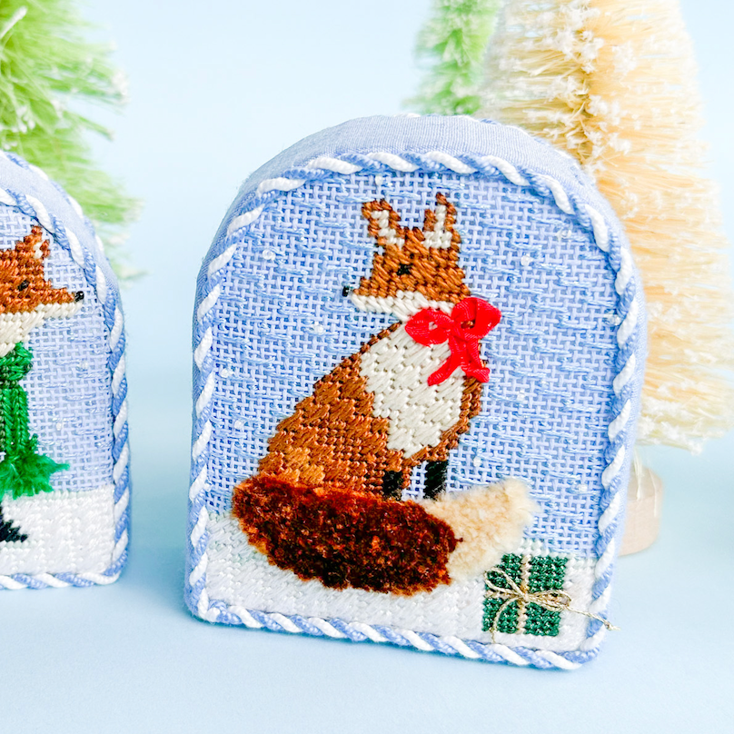 Christmas Forest Needlepoint Collection: Girl Fox