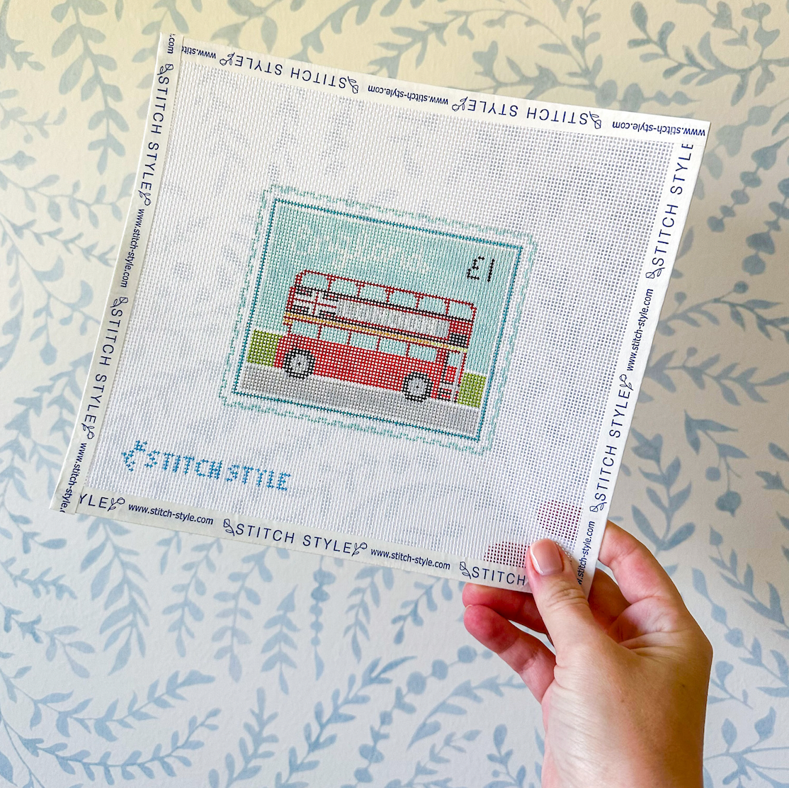 Double Decker Bus Stamp