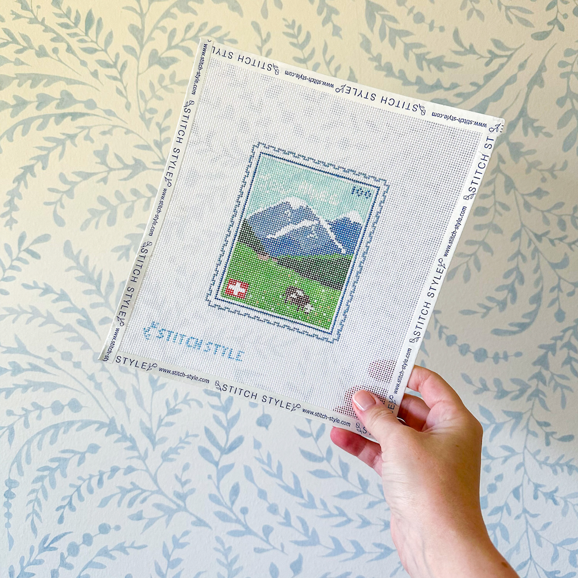 Swiss Alps Stamp