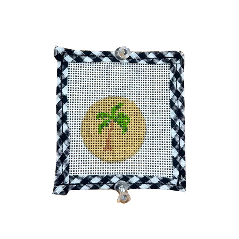 Palm Tree Key Fob Insert