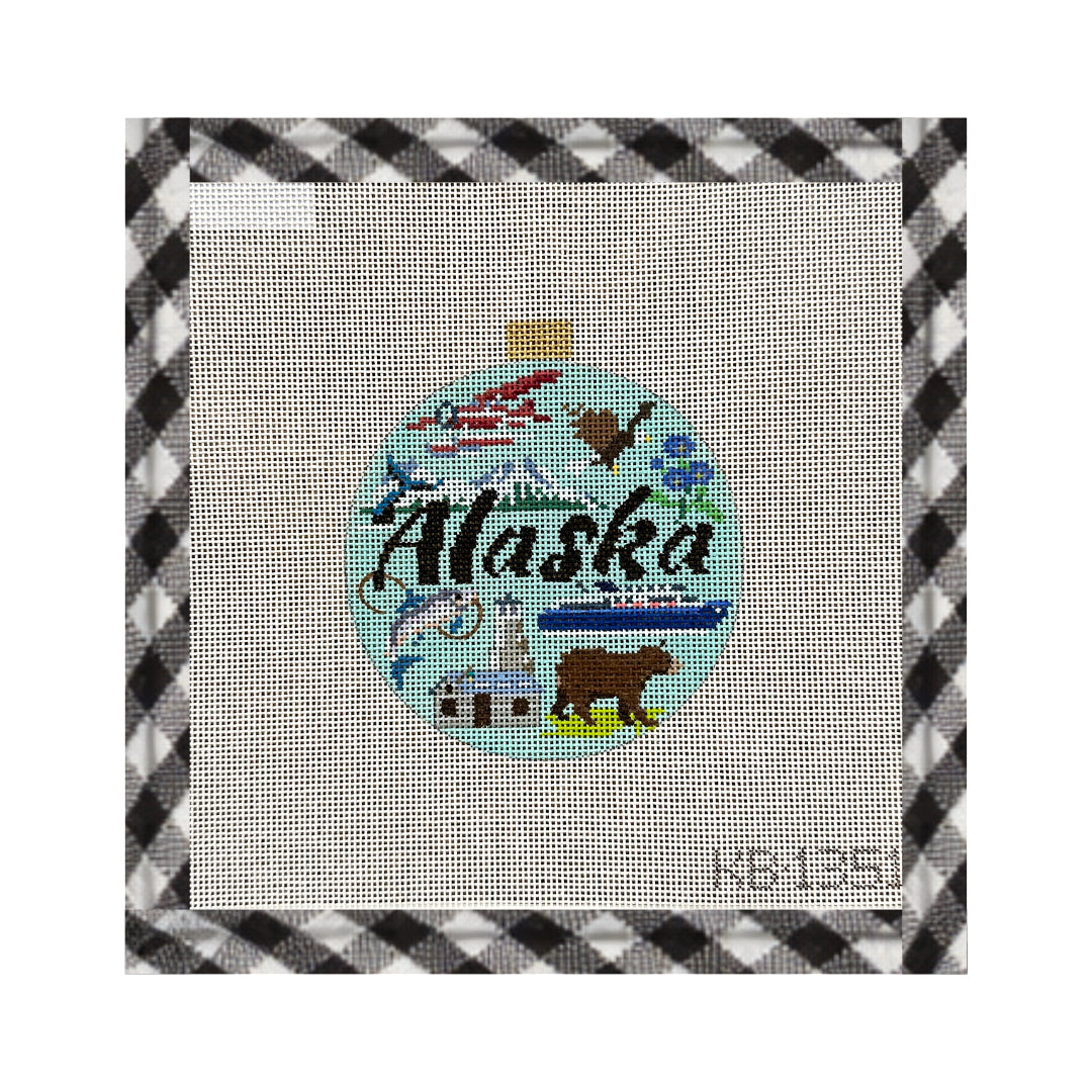 Alaska Round Ornament