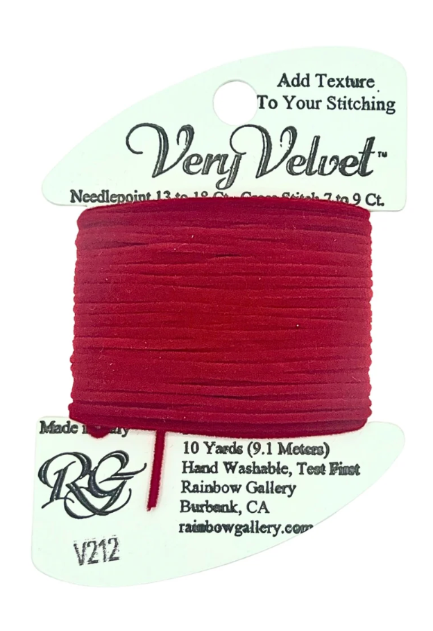 VERY VELVET V212-CHERRY RED