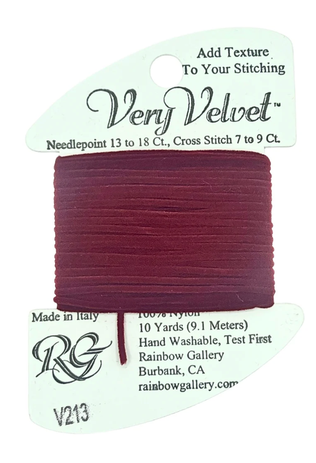 VERY VELVET V213-BURGUNDY