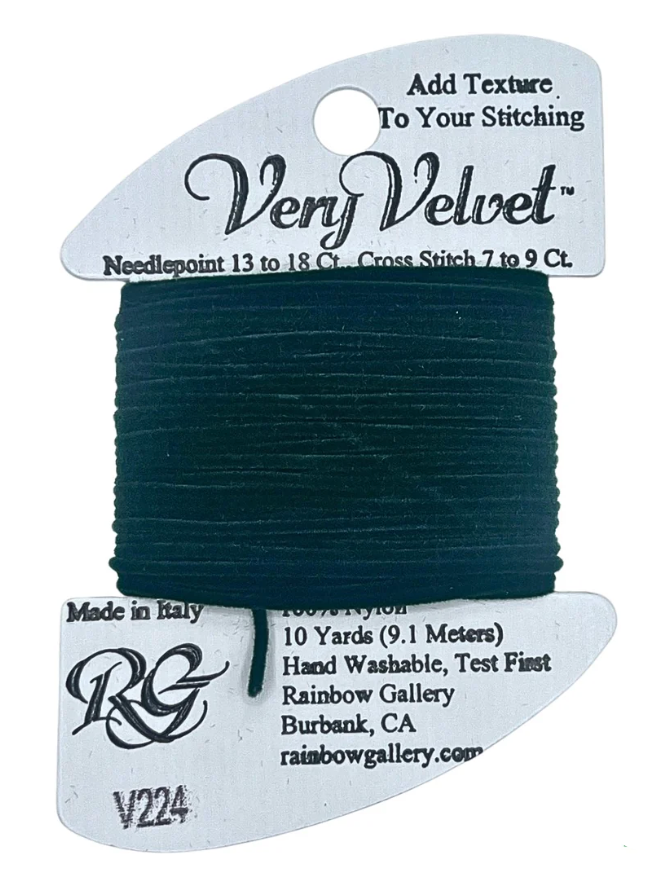 VERY VELVET V224-MIDNIGHT GREEN