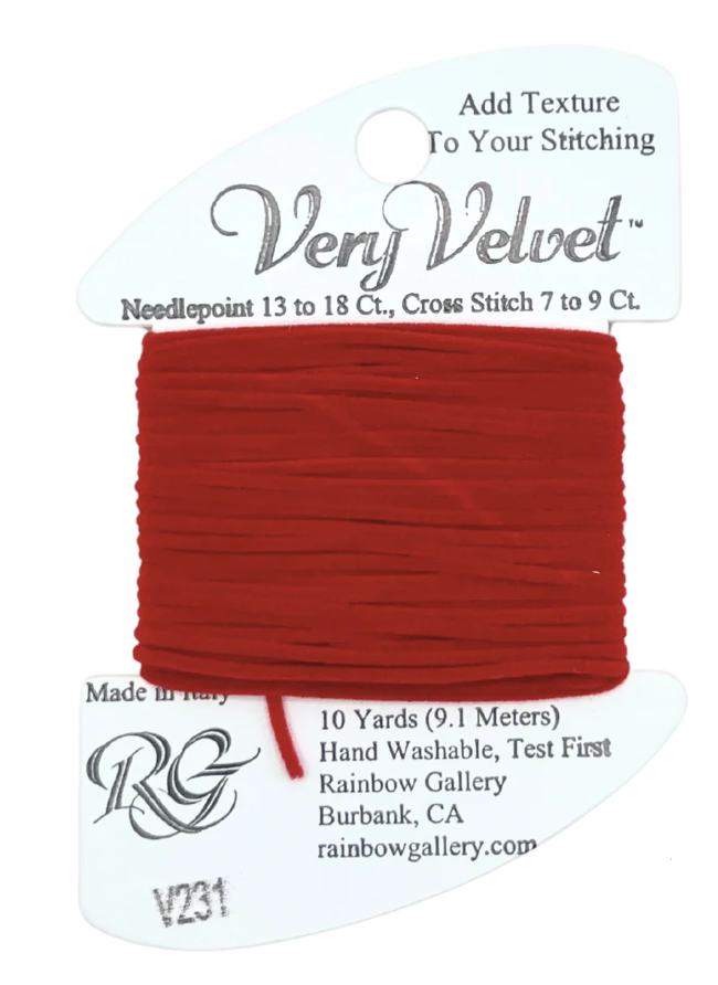 VERY VELVET V231-CHRISTMS RED