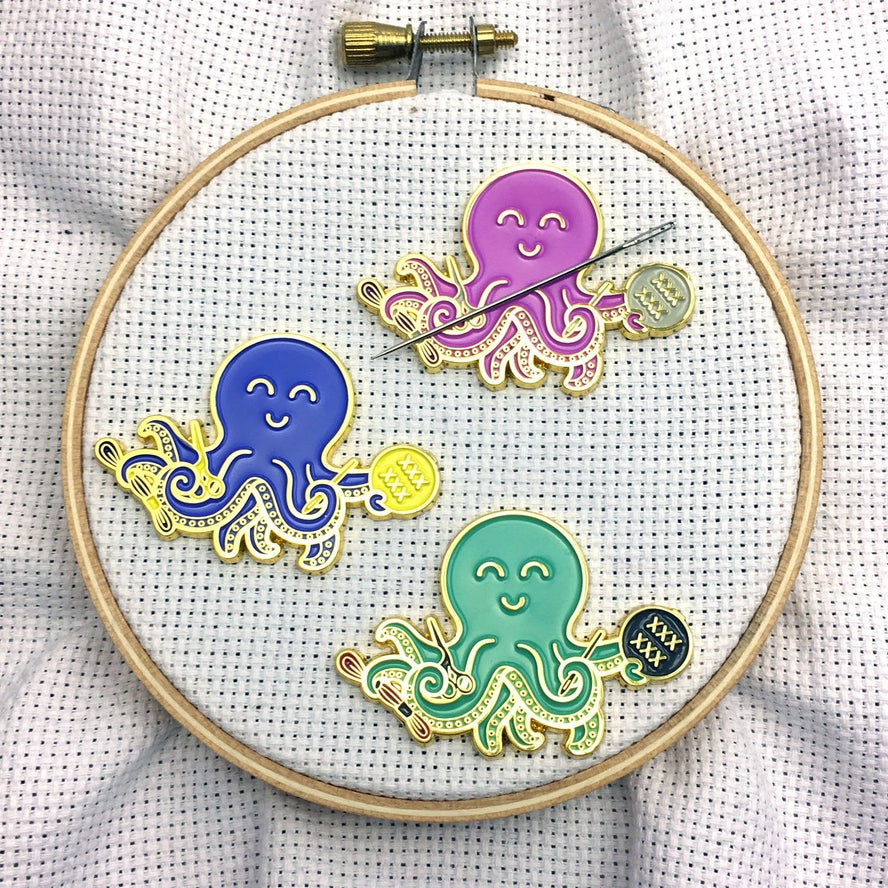 Stitching Octopus Needleminder