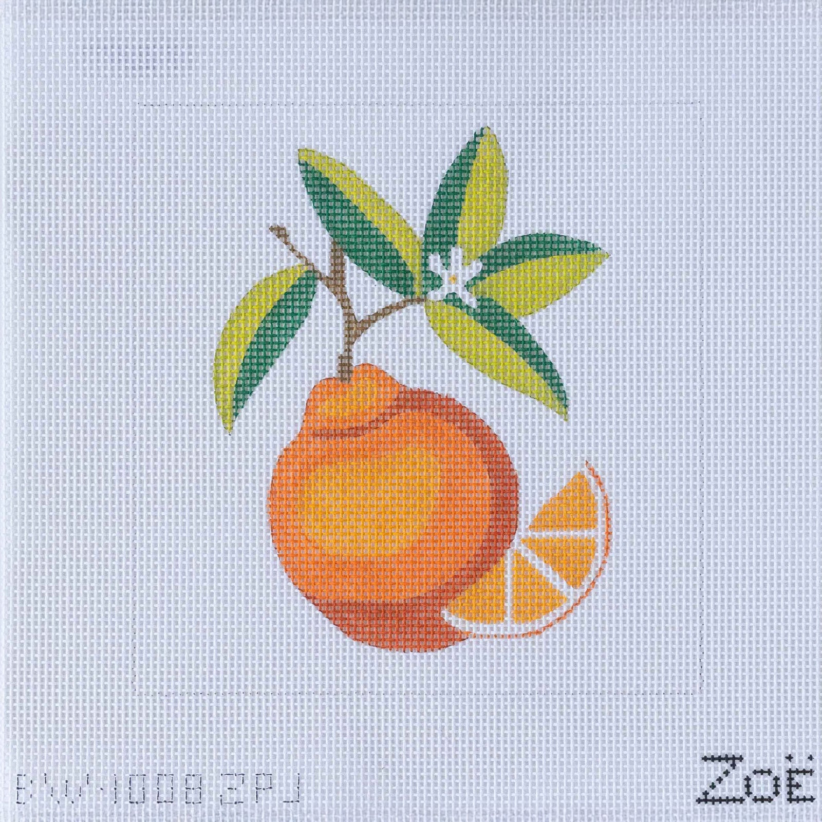 Orange Needlepoint Kit