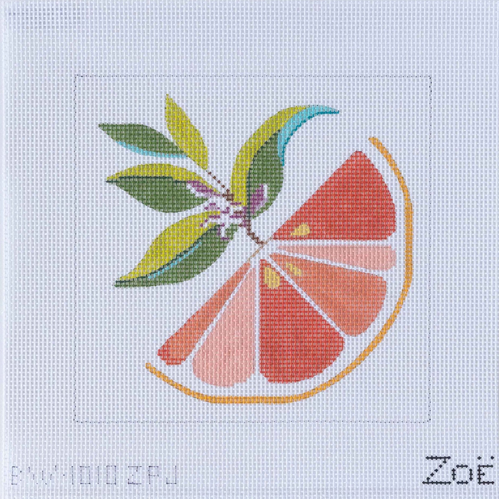 Grapefruit Needlepoint Kit