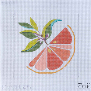 Grapefruit Needlepoint Kit