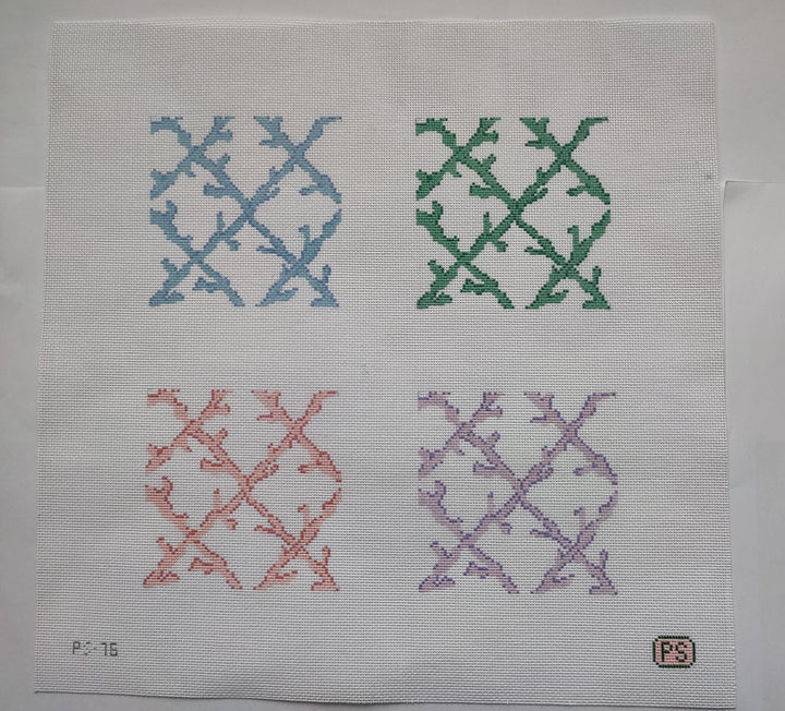 Coral Lattice Coaster Set
