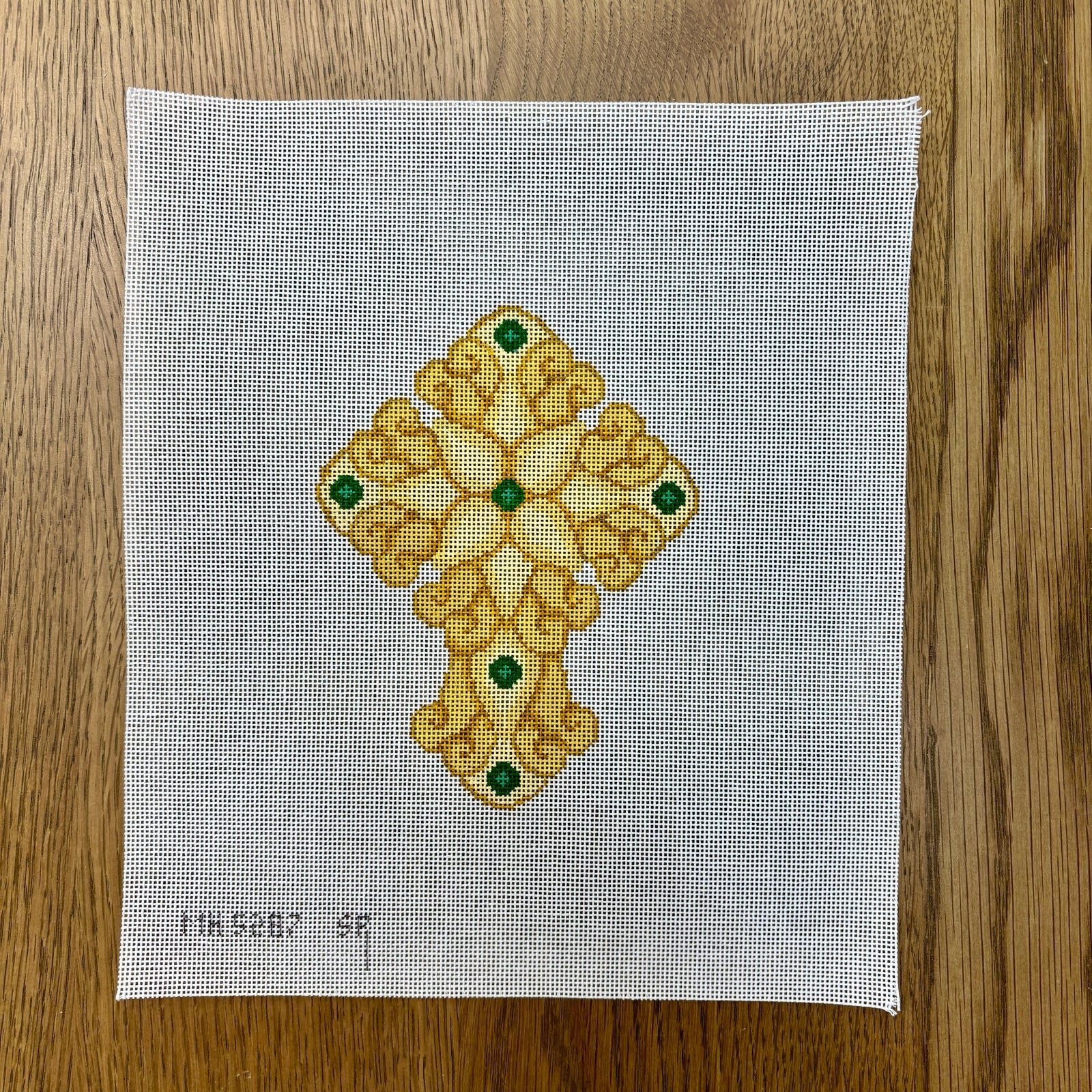 Emerald Star Flower Cross