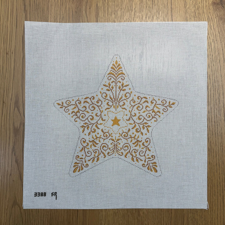 Gold Filagree Star Tree Topper