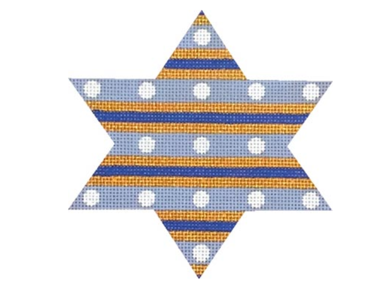 Star of David Stripes & Dots