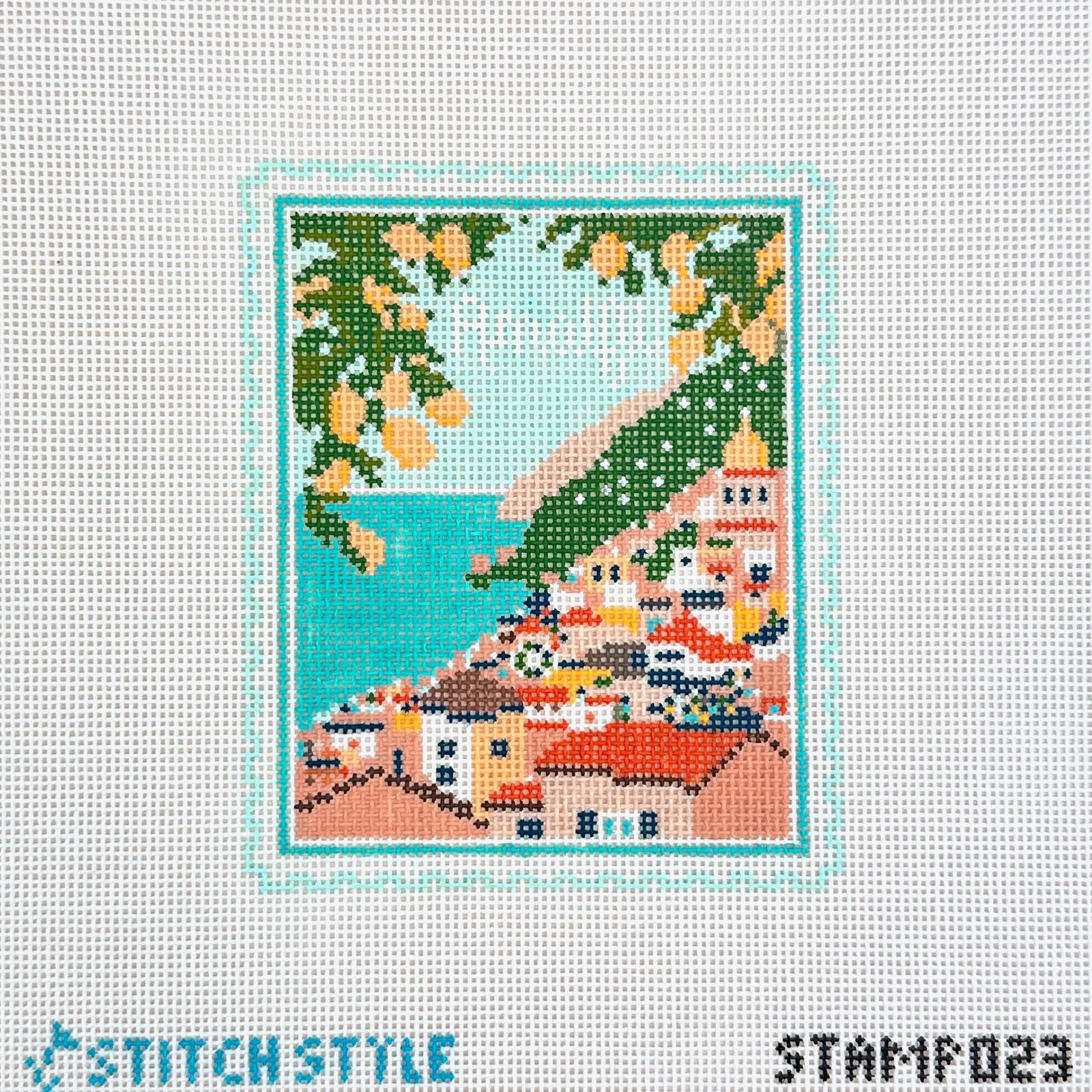 Amalfi Travel Stamp