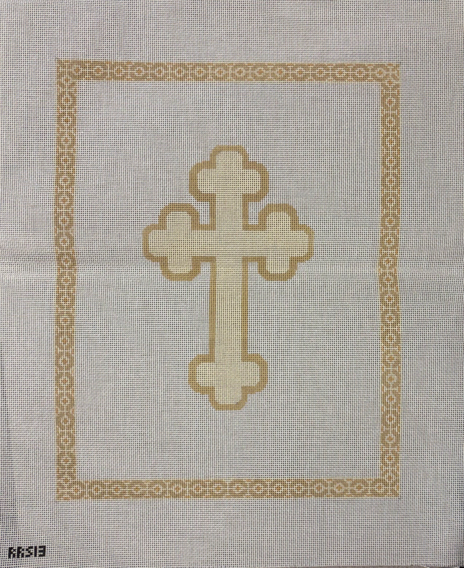 Gold Cross with Border