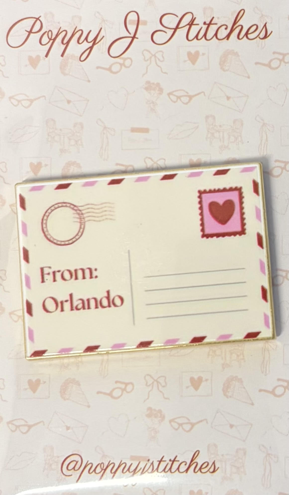 Orlando Postcard Needleminder